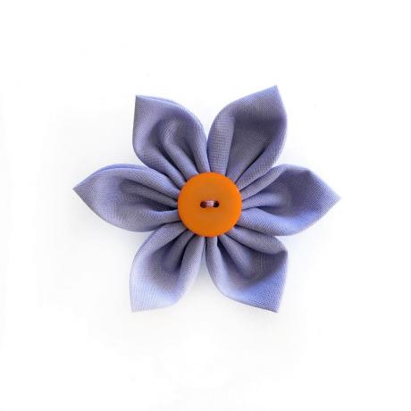 Purple Flower Bow for dogs