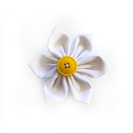 White Flower Bow for dogs