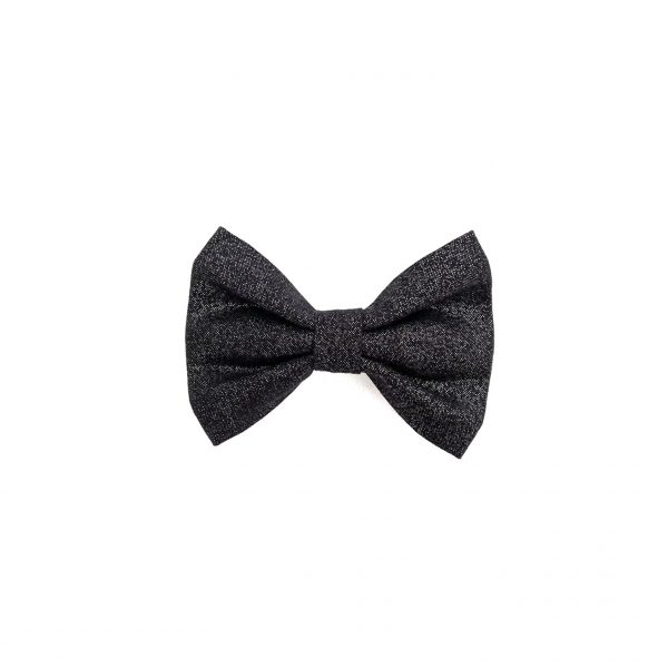 Black Sparkle Bow Tie