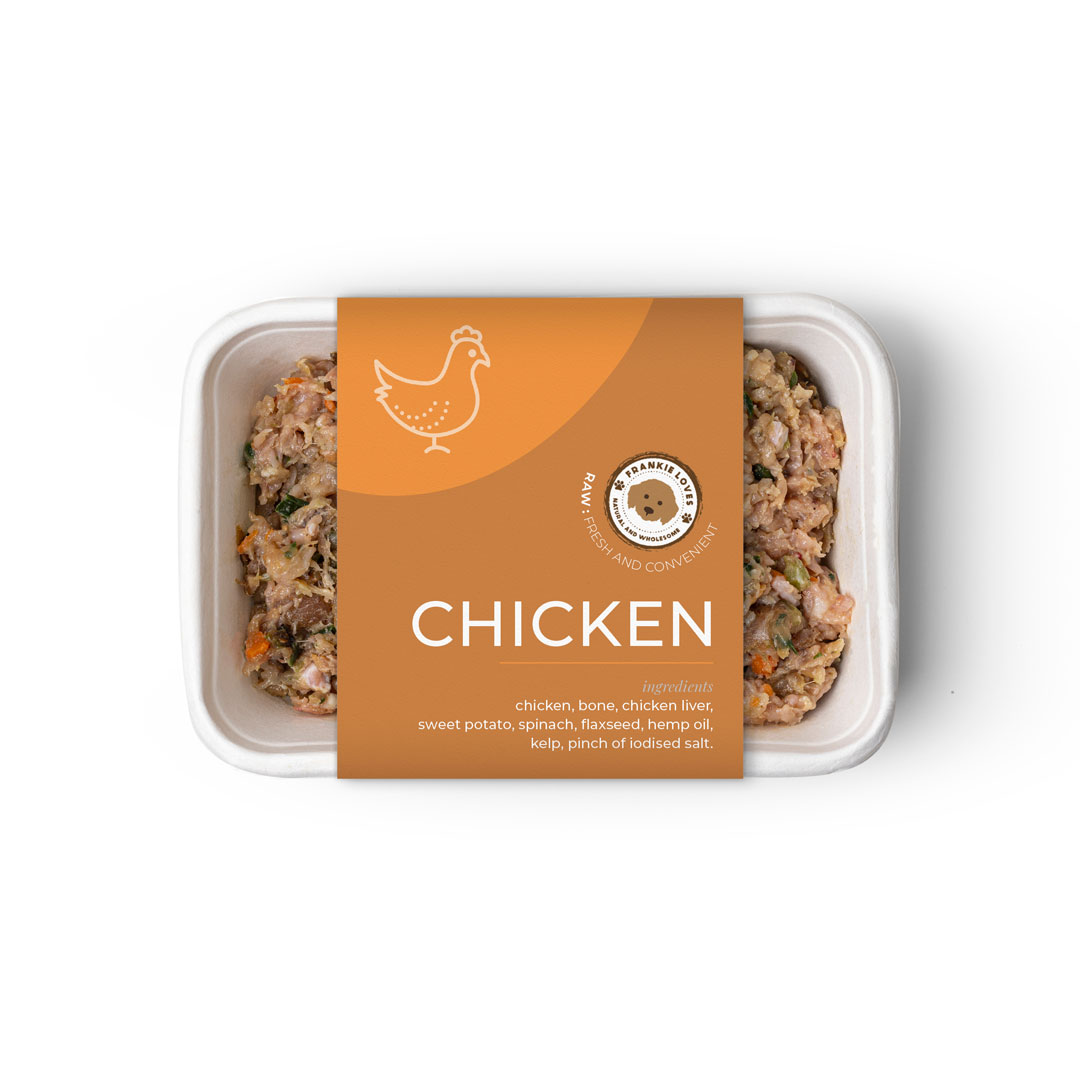 single packet of chicken raw dog food frozen delivered in Perth