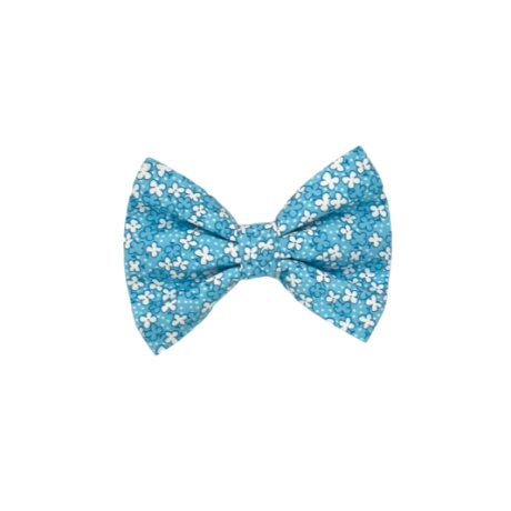 Blue Ditzy Bow Tie